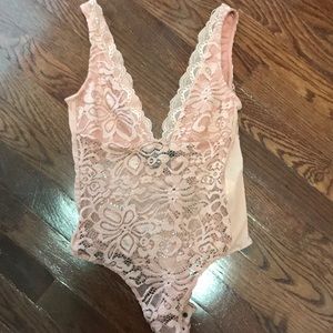 Lace body suit